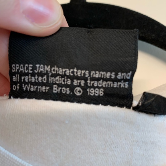 Vintage space jam T - youth XL, womens m, mens small. 1996 Lola bunny - Picture 3 of 3